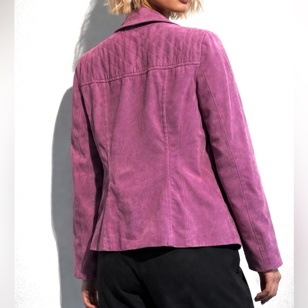 Conrad C Faux Suede Jacket shirt se small